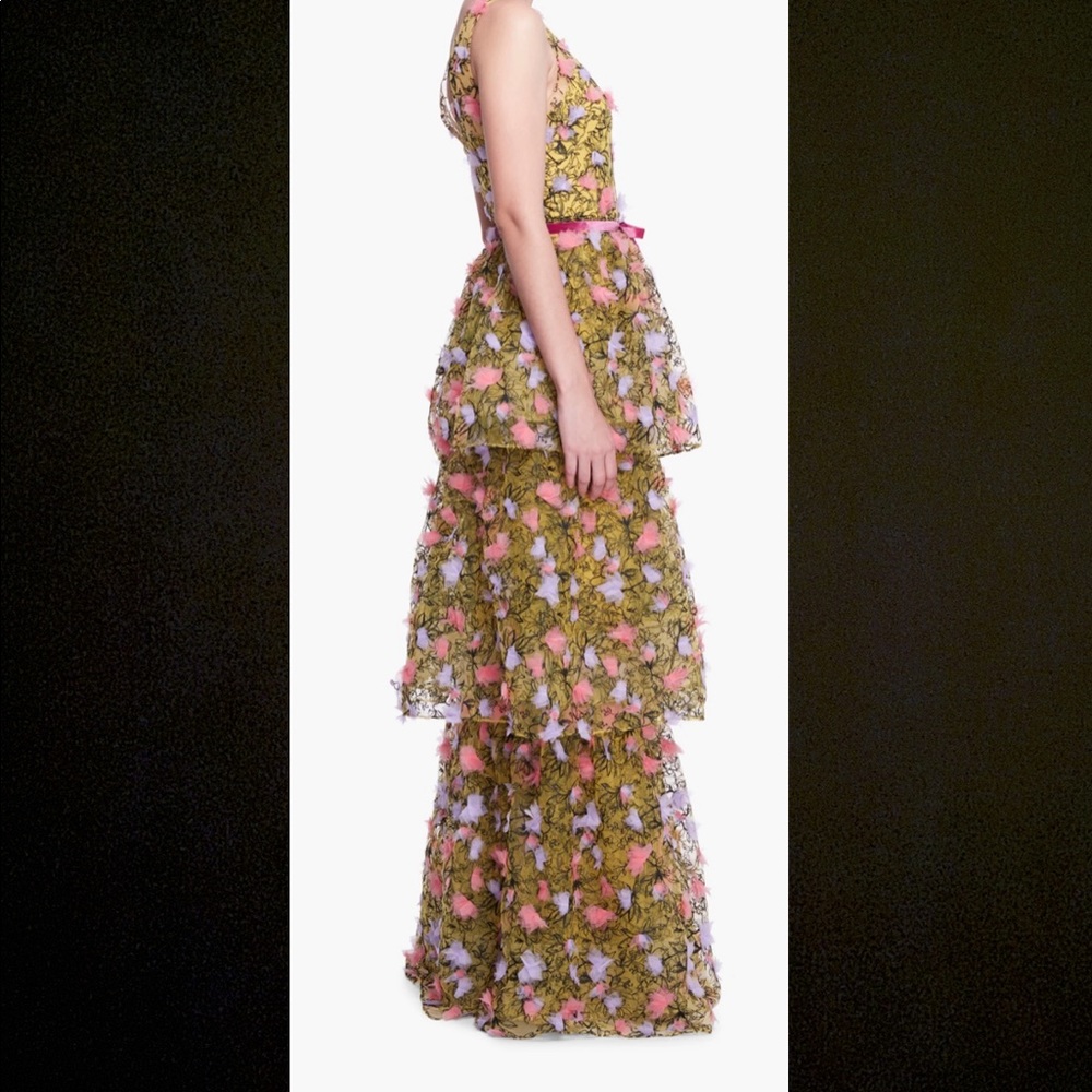 Marchesa 3-tier tulle gown - Picture 9 of 10